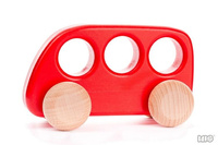 Drewniany samochód. Mały autobus, BAJO