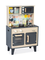 Duża drewniana kuchnia z dźwiękiem, światłem LED i 6 akcesoriami Mozaika 3-8 lat Janod