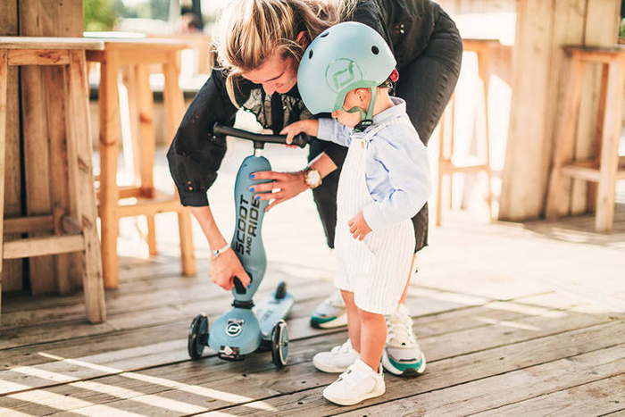 SCOOTANDRIDE Highwaykick1 2w1 Jeździk i hulajnoga 1-5 lat Steel