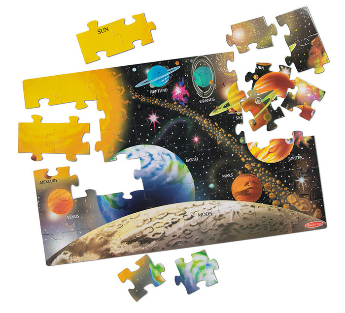 Puzzle podłogowe kosmos Układ Słoneczny 48 el. Melissa and Doug