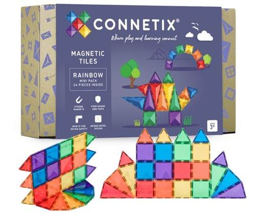 Klocki magnetyczne Connetix Rainbow Mini Pack 24 el