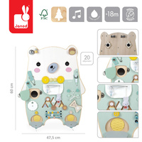 Tablica manipulacyjna dla dzieci XL 20 aktywności Miś Pure Janod