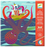 Wydrapywanka dla dzieci podwodny świat Djeco