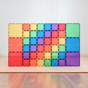 Klocki magnetyczne Connetix Rainbow Square Pack 42 el