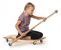 Drewniana deska na kółkach deskorolka Maxi Roller Board Erzi