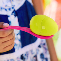Gry zręcznościowe obręcze i jajka RingToss&Egg-and-Spoon Game B.Toys