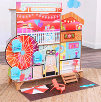 Domek dla lalek 2w1 diabelski młyn Fun Beach House KidKraft