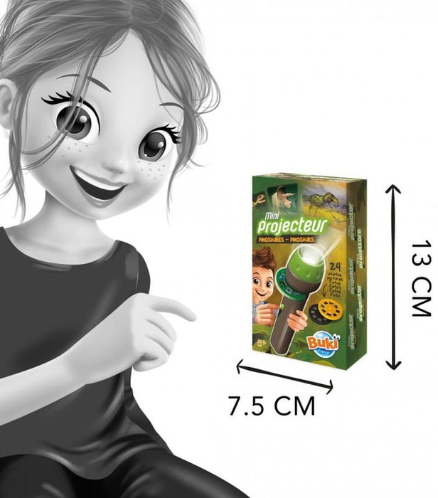 Latarka projektor historyjek o dinozaurach Buki