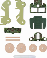 Zrób to sam drewniany model pojazdu do składania Offroader Goki