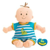 Przytulanki dla dzieci, lalki. Chłopczyk ze smoczkiem. Dinozaur, Manhattan Toy