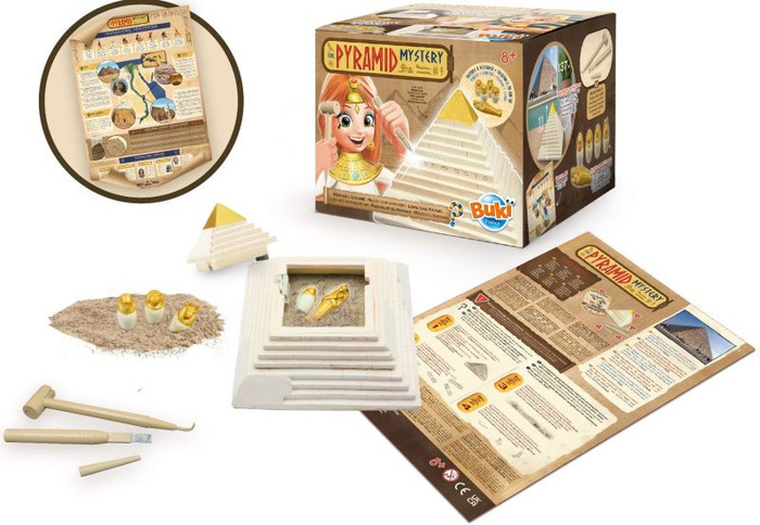 Zabawa edukacyjna dla dzieci Tajemnica piramidy Buki