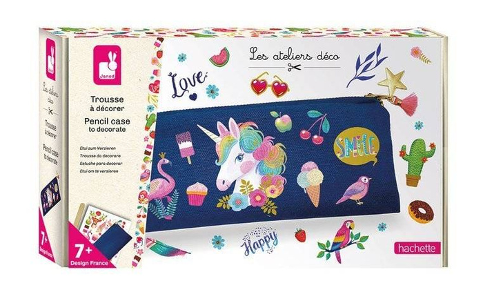 Zestaw kreatywny Piórnik do ozdabiania Janod