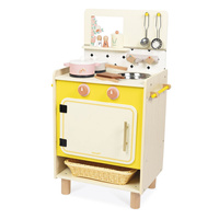 Drewniana kuchnia dla dziecka z 10 akcesoriami Shiny Grandma Janod