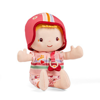 Lalka Lena z akcesoriami w foteliku rowerowym Lilliputiens