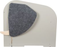 Drewniana skrzynia na zabawki z miejscem do siedzenia Słoń Small Foot