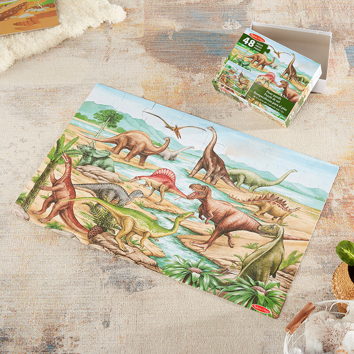 Puzzle prehistoria Dinozaury 48 el. Melissa and Doug