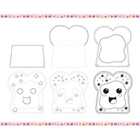 Zestaw kreatywny dla dzieci Rysowanie krok po kroku Modele kawaii Janod