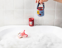 Kubeczki do kąpieli Piesek Jules Kotka Jeanne Jeżyk Leon Zabawka sensoryczna Lilliputiens