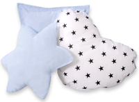 Namiot dla dzieci Tipi biało-niebieska kryjówka Zestaw Bobono