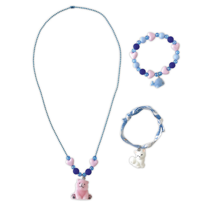 Zestaw do tworzenia biżuterii z zawieszkami Małe zwierzątka Janod