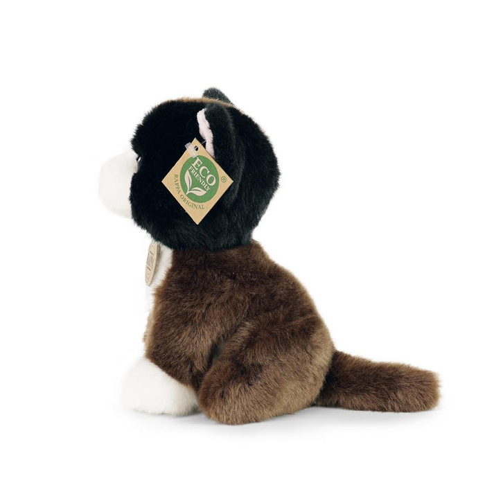 Ekologiczny Pluszak Rappa trójkolorowy Kotek 18 cm