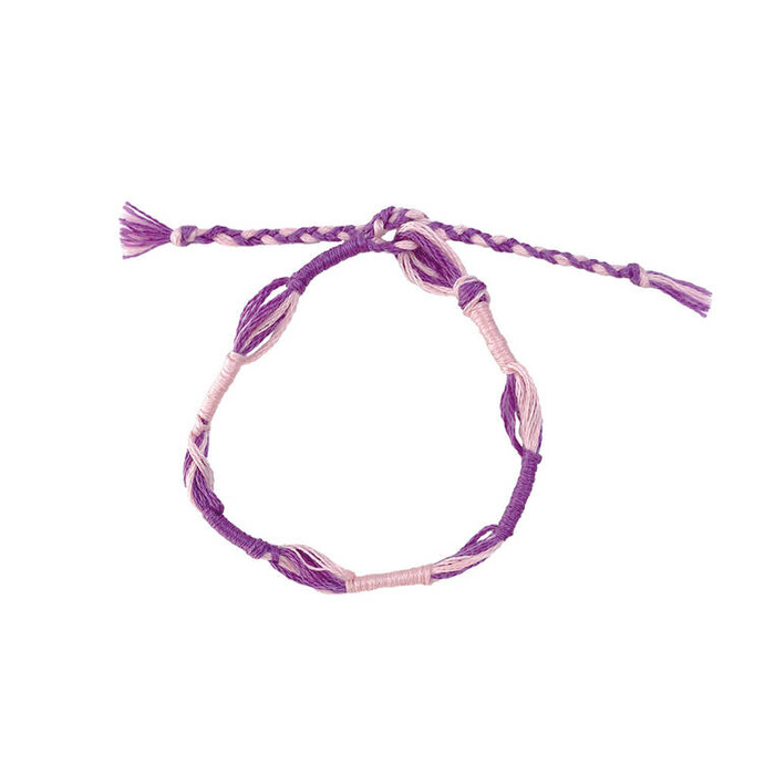 Zestaw kreatywny robienie biżuterii Tęczowe bransoletki 30 szt. Janod