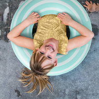 Kółko do pływania średnie 60 cm Garden Green Quut