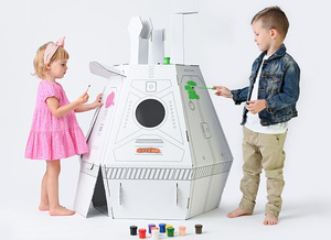 Kartonowy domek dla dzieci Kapsuła Ratunkowa Tektorado