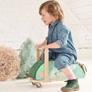 Drewniany jeździk z torebką Smok Joe LILLIPUTIENS 