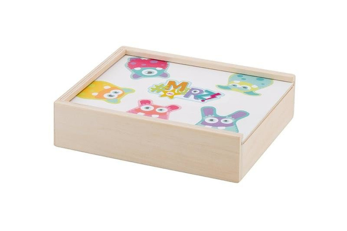 Drewniana świecąca układanka kosmiczne stworki MRZ Sevi