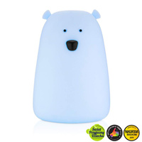 Miś Duży Lampka Silikonowa Niebieska Rabbit & Friends