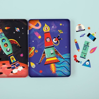 Magnetyczna układanka Rakiety kosmiczne Mudpuppy