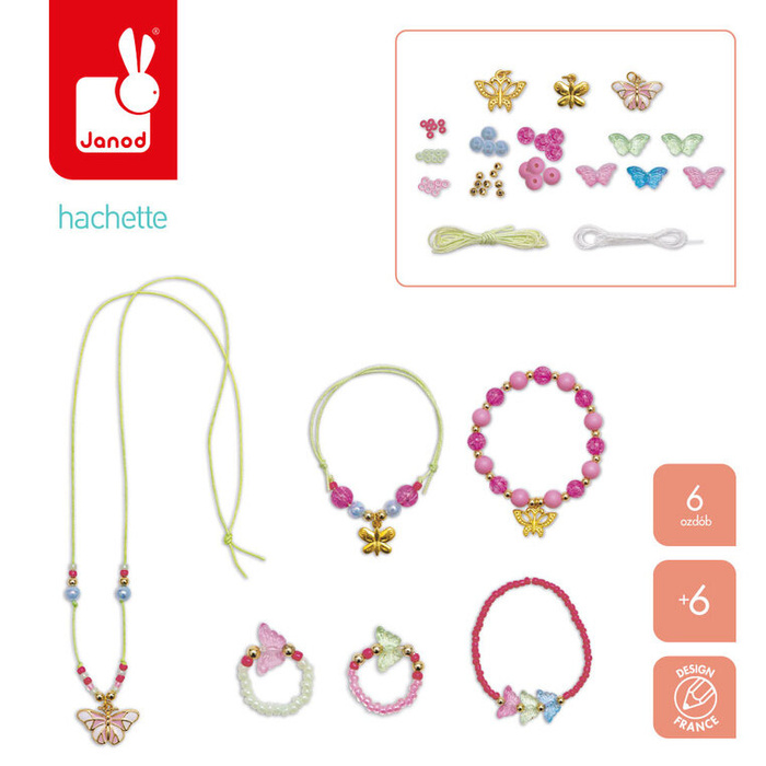 Zestaw do tworzenia biżuterii z motylami wróżki Janod