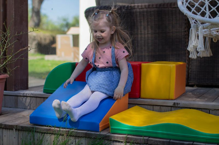 Zestaw do zabawy wielokolorowy Soft Play Discoverer IGLU