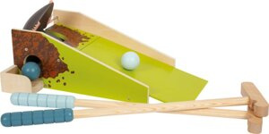 Drewniany zestaw do minigolfa Krecik Small Foot