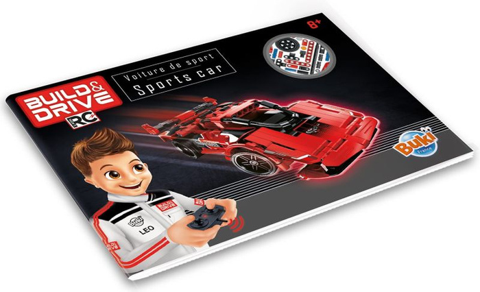 Samochód sportowy zdalne sterowanie samodzielny montaż Buki