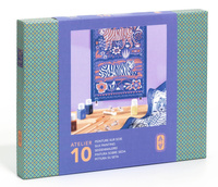 Zestaw artystyczny Malowanie na jedwabiu AGA Atelier 10 Djeco