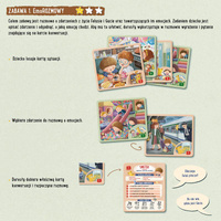 Edukacyjne gry rozwojowe Feluś i Gucio grają w emocje Nasza Księgarnia