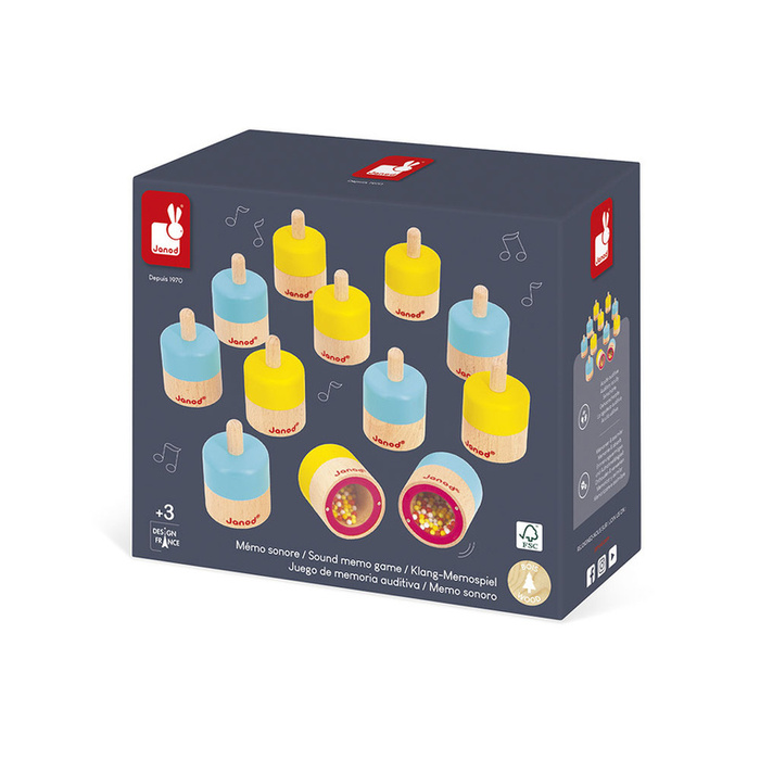 Gra memory dźwiękowe sensoryczne Janod