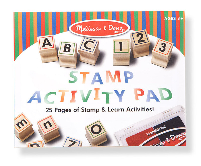Pieczątki dla dzieci Deluxe litery i cyfry do nauki Melissa nad Doug
