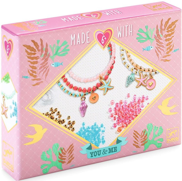 Zestaw DIY do tworzenia bransoletek przyjaźni Syrenka Djeco