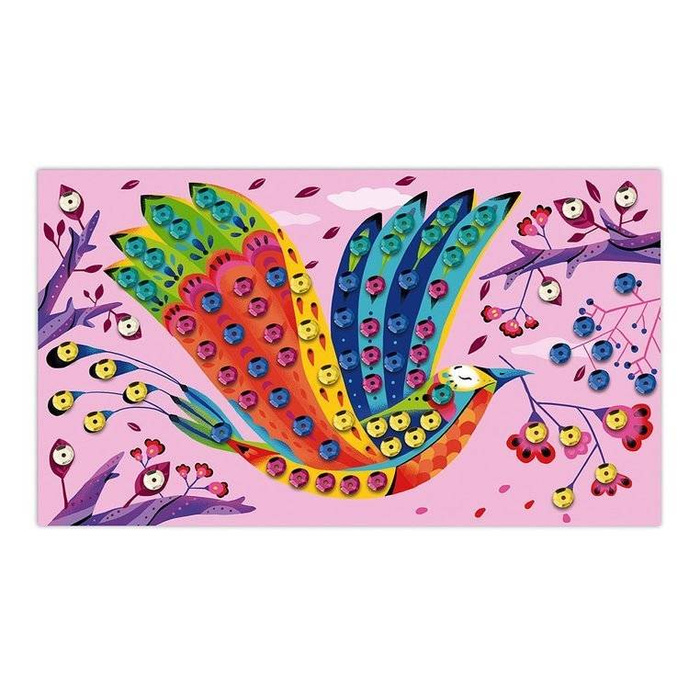 Zestaw kreatywny Urokliwe cekiny Cudowny ogród +5 Janod