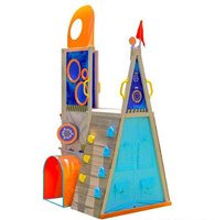 Drewniany plac zabaw Forteca Nerf Scout Defense Post KidKraft