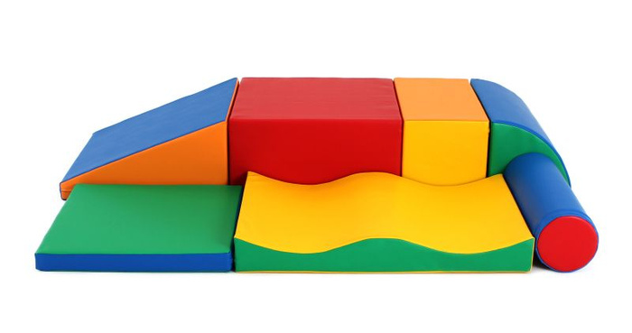 Wielki zestaw do zabawy wielokolorowy Soft Play Discoverer XL IGLU