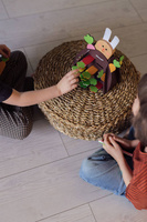 Gra strategiczna drewniana 2-4 os. Magiczna Marchewka Janod