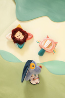 Zestaw 3 zabawek rozwojowych Piesek Jules Kotka Jeanne Jeżyk Leon Lilliputiens