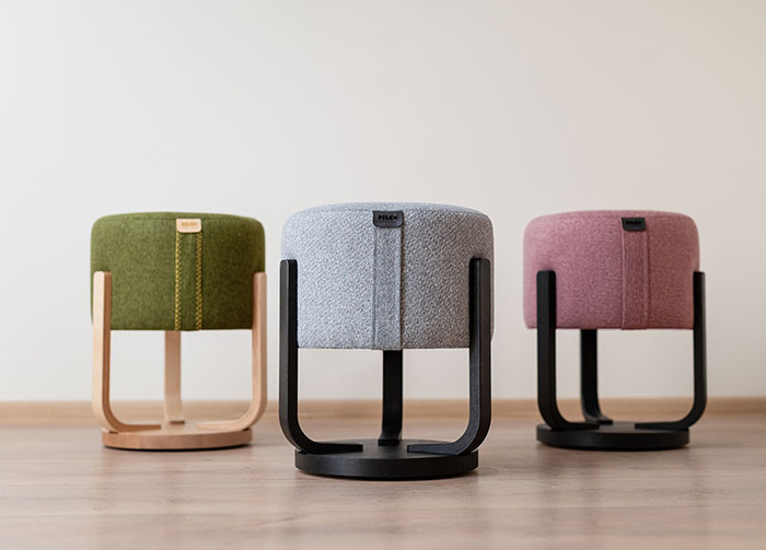 Pufa okrągła Kivak Pilch