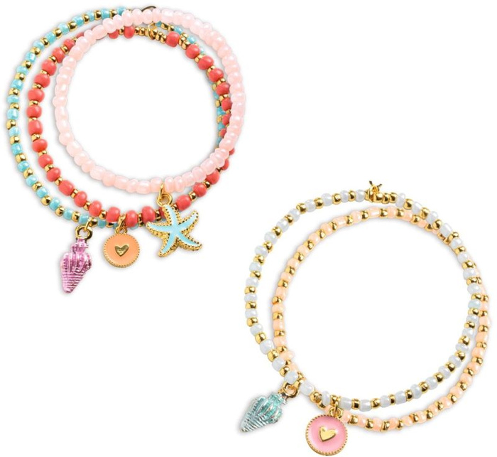 Zestaw DIY do tworzenia bransoletek przyjaźni Syrenka Djeco