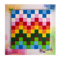 Klocki drewniane układanka Pixelino Maxi Erzi