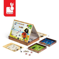 Gra dla dzieci z magnetyczną tablicą. Statki piratów, Janod